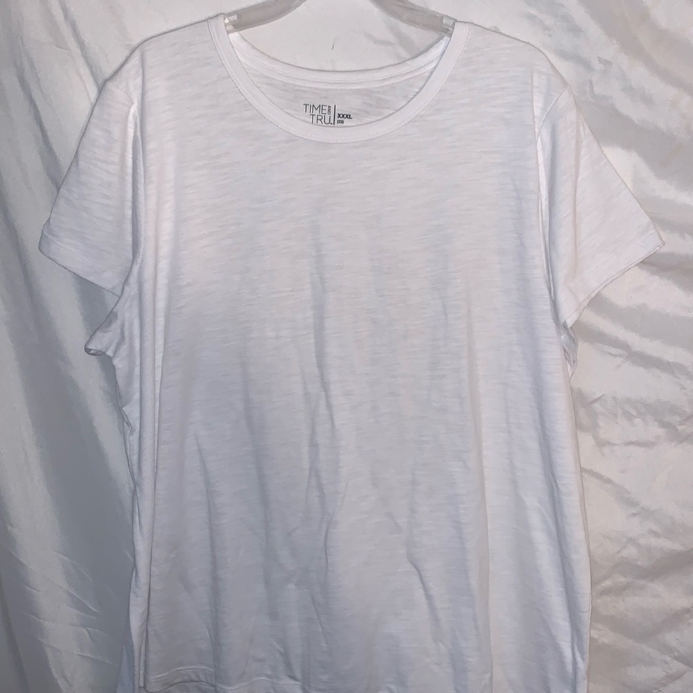 XXXL white short sleeve T-shirt